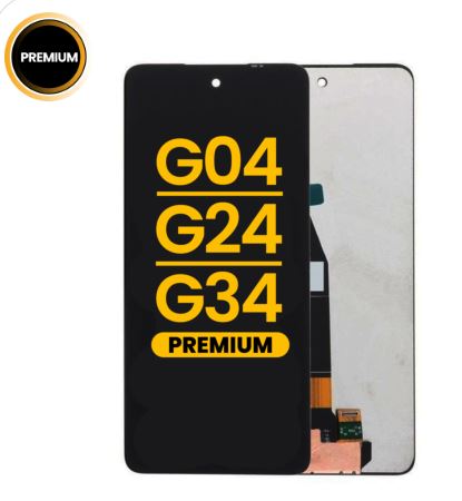 LCD MOTO G04/G24/G24 POWER /E14/G34 SIN MARCO (PREMIUM)