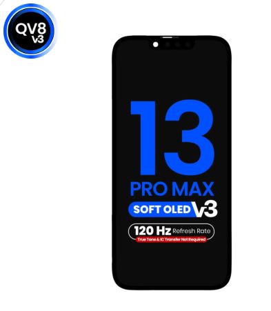 LCD PANTALLA IPHONE 13 PRO MAX OLED DIAGNOSTICO 13 PRO MAX QV8 V3 DIAGOSTICO