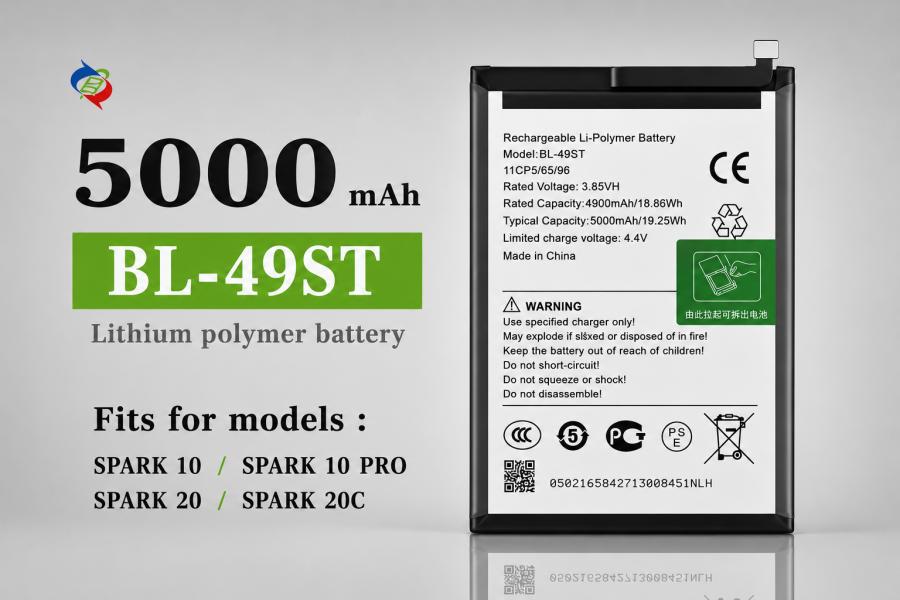 BATERIA TECNO SPARK 10 / 10 PRO / 20 / 20C 49ST
