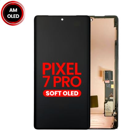 LCD GOOGLE PIXEL 7 PRO OLED CON MARCO PARA (SIN SENSOR DE HUELLAS DACTILARES) (PANTALLA OLED DE REPUESTO)