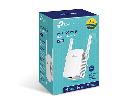 REPETIDOR DE SEÑAL TP LINK TL-RE305 AC1200 WIFI BLANCO TL-RE305