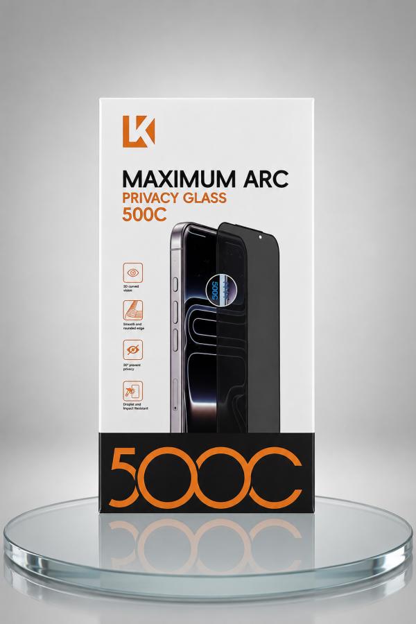 TEMPERADO PRIVADO DE VIDRIO UNIDAD IPHONE 500C PREMIUM 17 PRO MAX / 16 PRO MAX